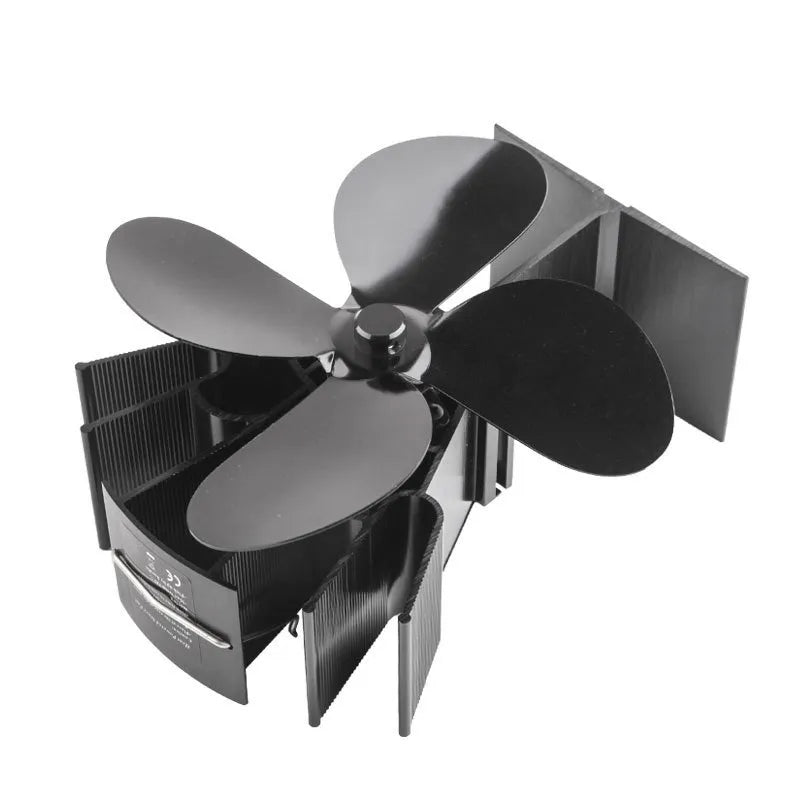 Fireplace Fan - Heat Powered - 4 Blade