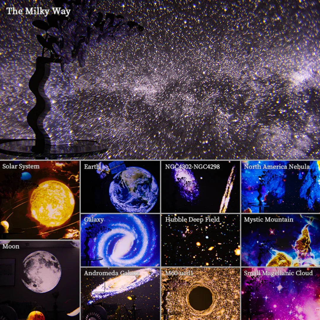Galaxy Projector - 360° Rotation - Celestial Display