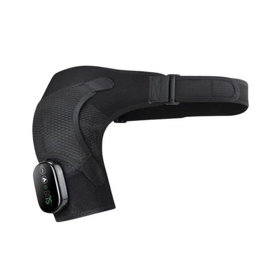 Heated Shoulder Support - Adjustable Massage - Muscle Relief