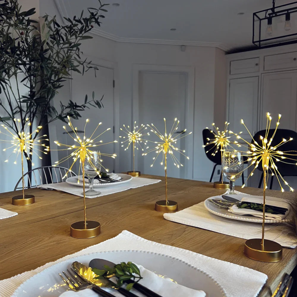 Decorative Light - Mini Starburst - Gold LED - Luvonic