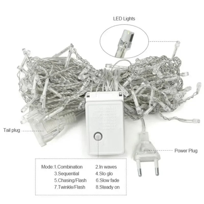 Icicle Lights - Outdoor Lighting - LED Decor