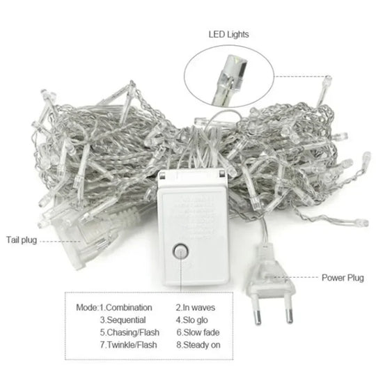 Icicle Lights - Outdoor Lighting - LED Decor