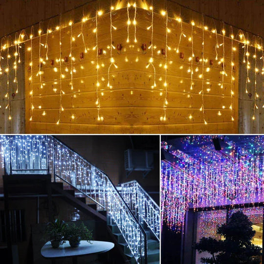 Icicle Lights - Outdoor Lighting - LED Decor