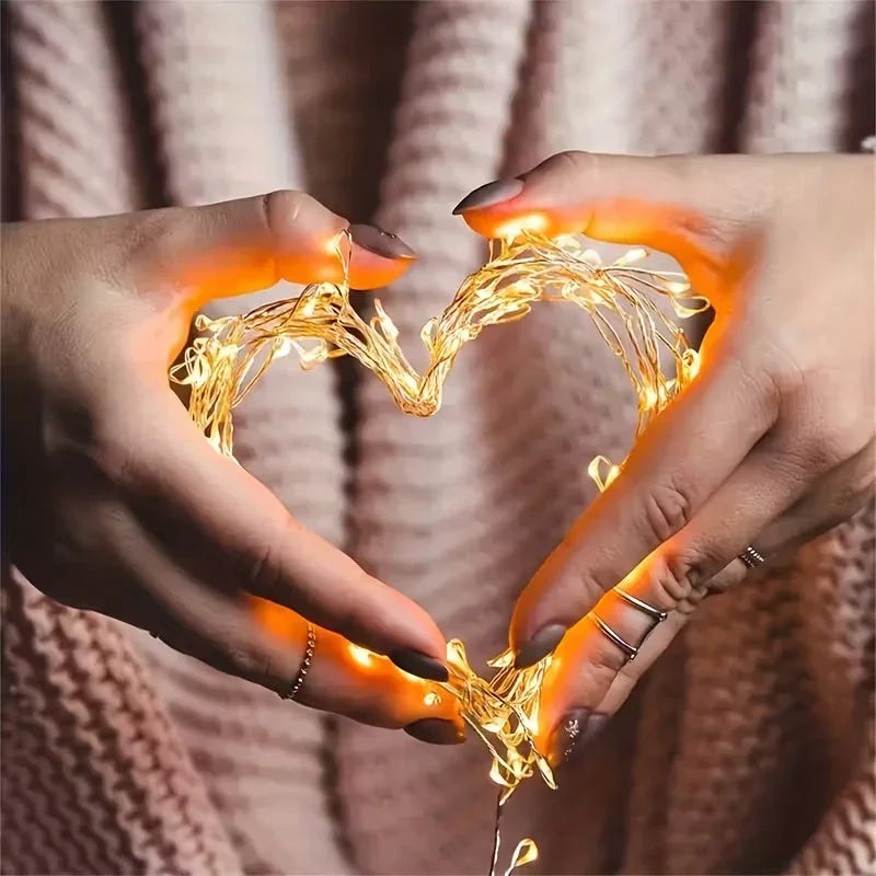 Indoor Christmas LED Lights - USB Powered - Remote Controlled