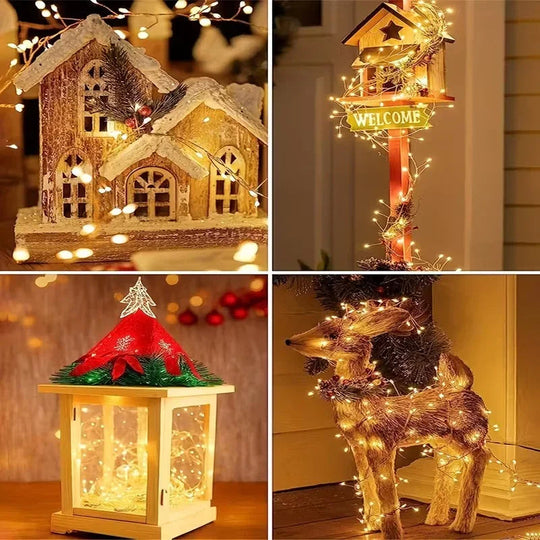 Indoor Christmas LED Lights - USB Powered - Remote Controlled