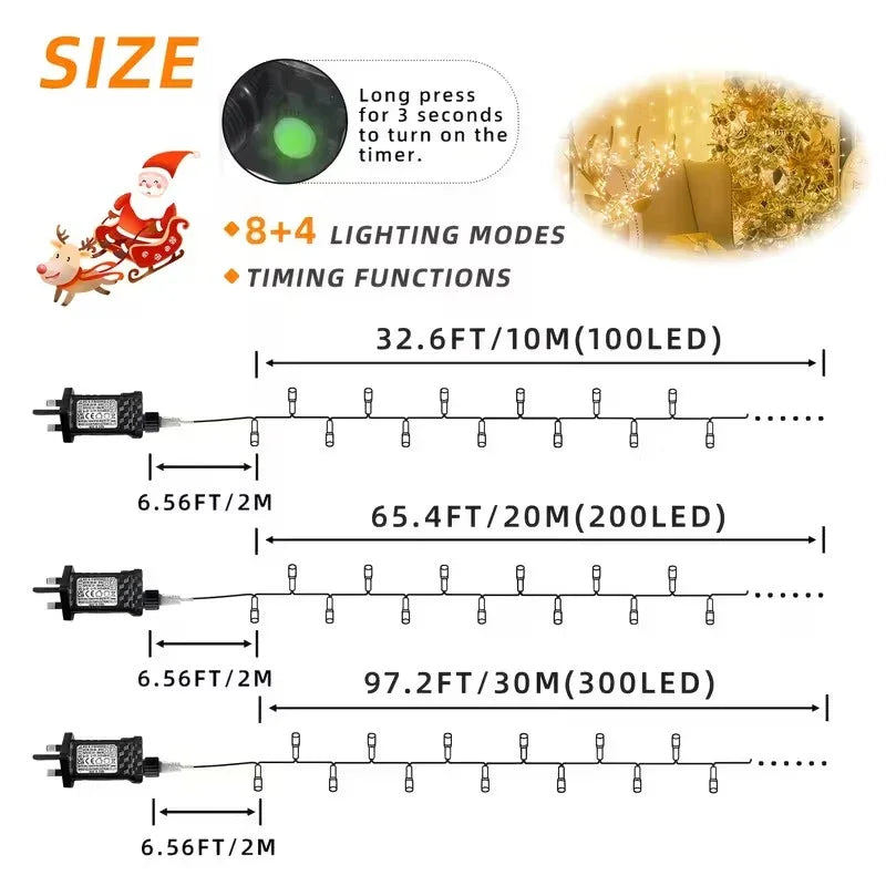 Indoor Fairy Light String - LED Decoration - Christmas Lights