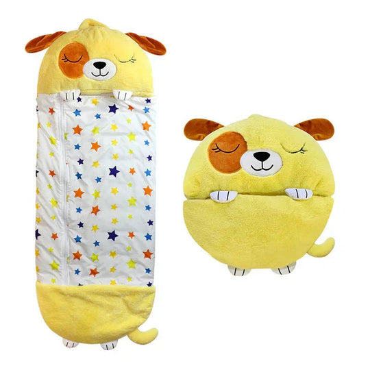 Kids Sleeping Bag - Plush Toy - 2-in-1 Design