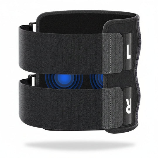 Knee Brace with Adjustable Straps and Dual Pads