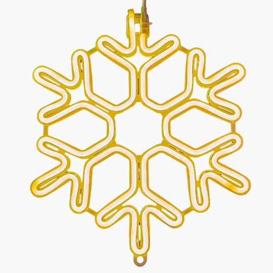 LED Snowflake Lights - Outdoor Decorations - Christmas Lighting