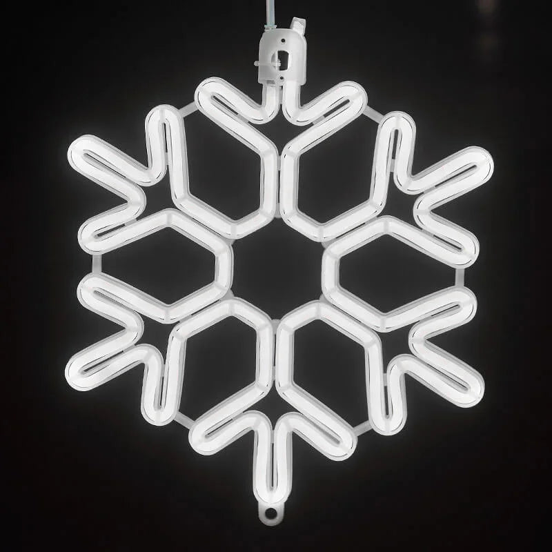 LED Snowflake Lights - Outdoor Decorations - Christmas Lighting