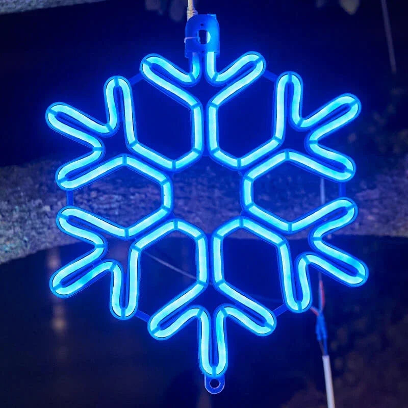 LED Snowflake Lights - Outdoor Decorations - Christmas Lighting