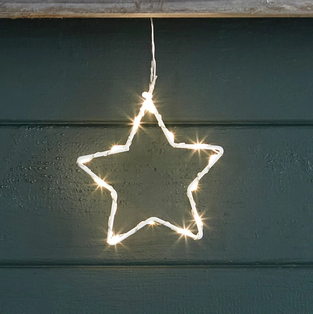 LED Star String Lights - Christmas Decorations - Indoor and Outdoor