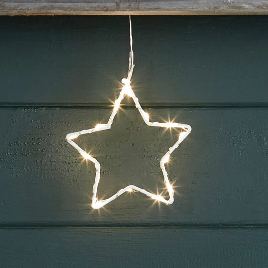 LED Star String Lights - Christmas Decorations - Indoor and Outdoor