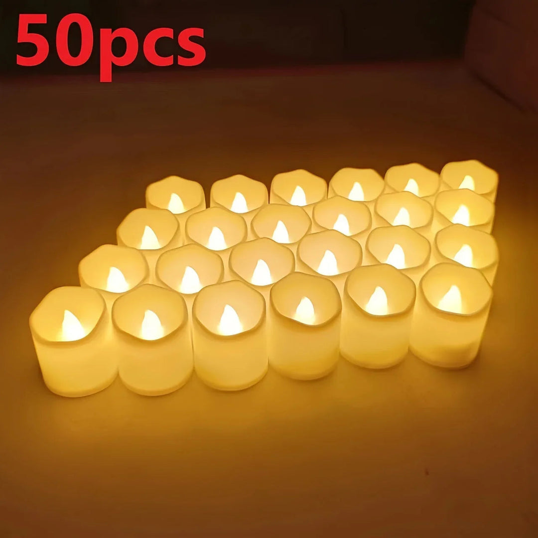 LED Tea Lights - Battery Operated - Flameless Candles - Luvonic