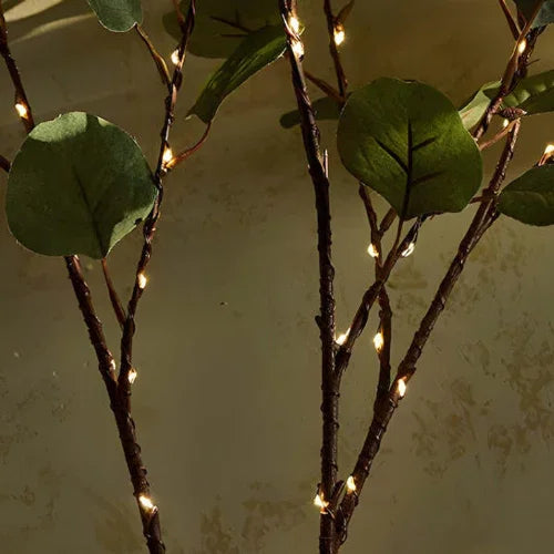 LED Willow Branch Lamp - Ceramic Vase - Indoor Decoration