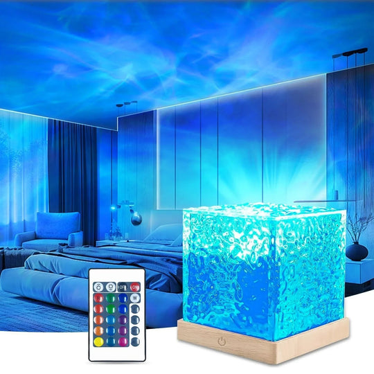 Light Projector - Ocean Wave Effects - Remote Control - Luvonic