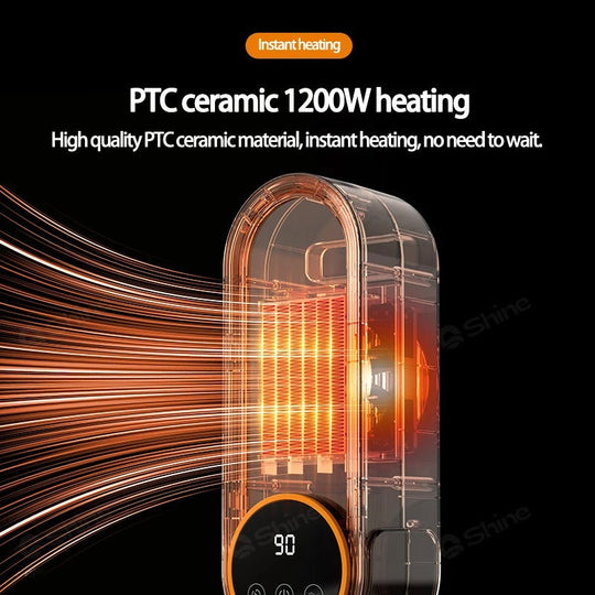 Mini Space Heater - Ceramic Element - Portable Heater