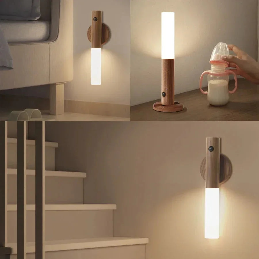 Motion Sensor Night Light - LED Indoor Lighting - Rechargeable - Luvonic