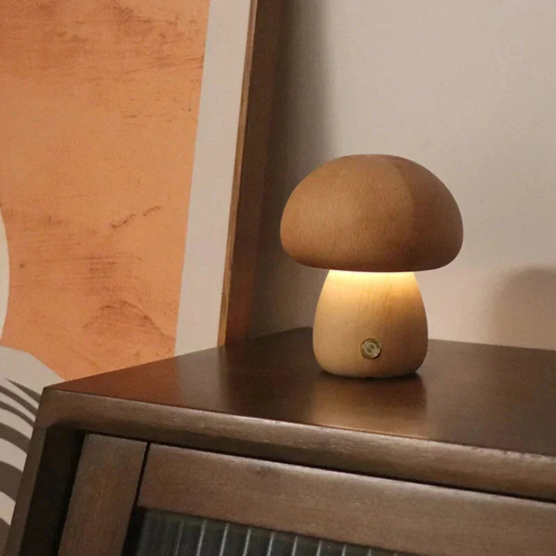 Mushroom Night Light - Touch Control - Rechargeable - Luvonic