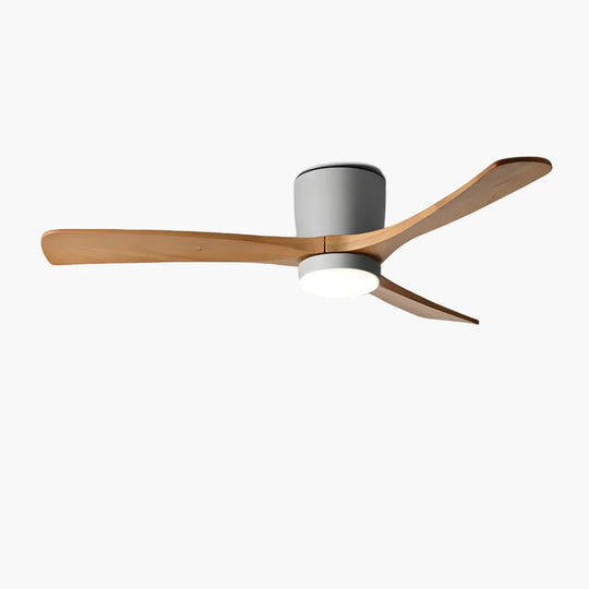 Ceiling Fan Light - Wooden Blades - LED Lighting - Luvonic
