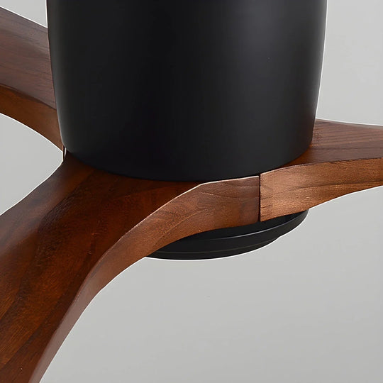 Ceiling Fan Light - Wooden Blades - LED Lighting - Luvonic