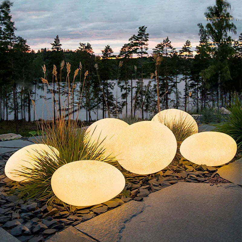 Outdoor Light - Solar Powered - Waterproof Stone - Luvonic