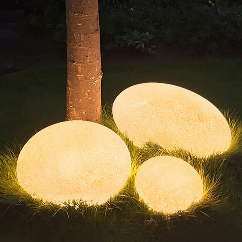 Outdoor Light - Solar Powered - Waterproof Stone - Luvonic