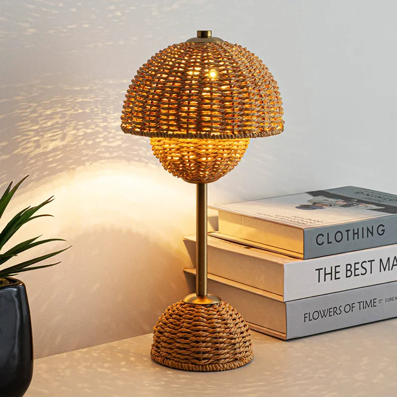 Bamboo Light Fixture - LED Light - USB Powered - Luvonic