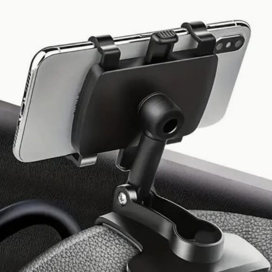 Car Phone Holder with Dashboard Mount and Adjustable Angle