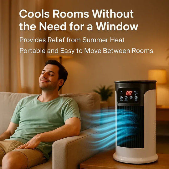 Portable Air Conditioner - Energy Efficient - Windowless