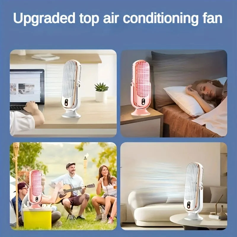 Portable Air Cooler - Desktop Fan - USB Rechargeable