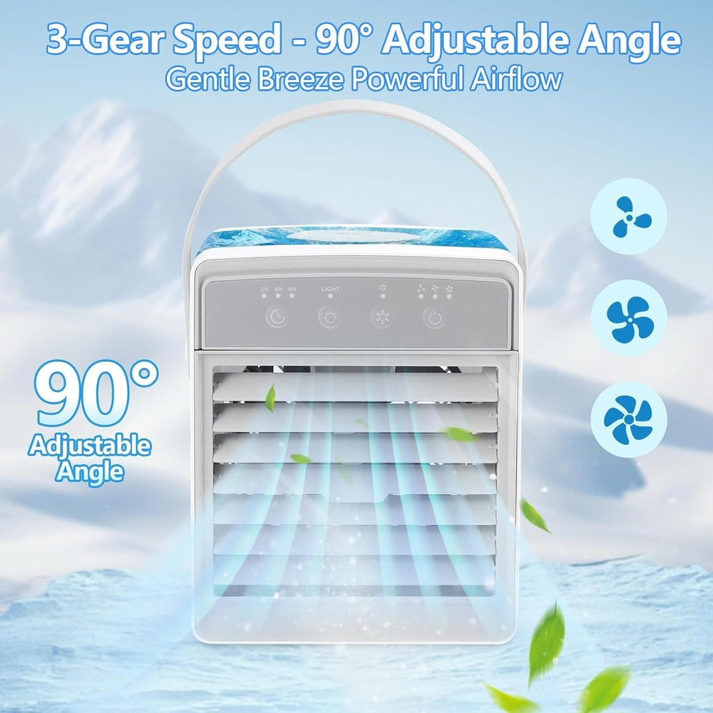 Portable Air Cooler - USB Powered - Adjustable Settings