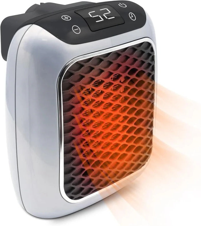 Portable Electric Heater with Adjustable Thermostat - Compact Heating Solution