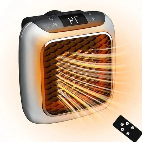 Portable Electric Heater with Adjustable Thermostat - Compact Heating Solution
