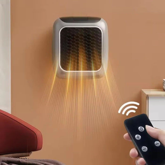 Portable Electric Heater with Adjustable Thermostat - Compact Heating Solution