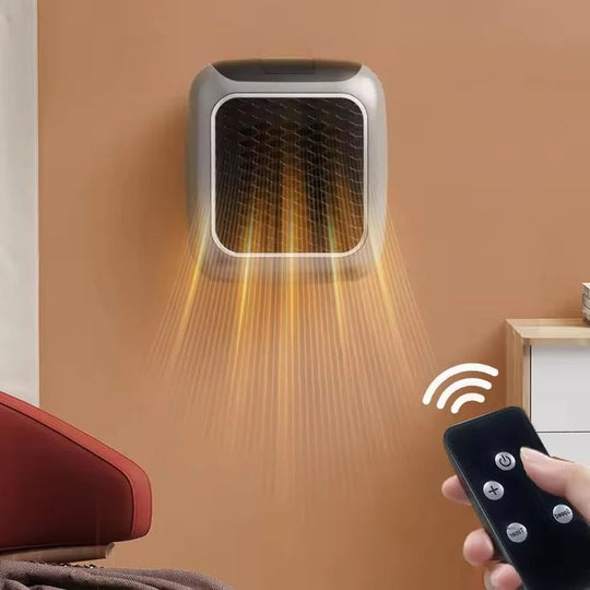 Portable Electric Heater with Adjustable Thermostat - Compact Heating Solution