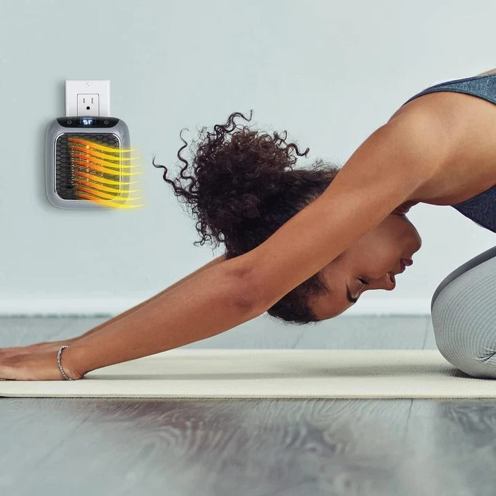 Portable Electric Heater with Adjustable Thermostat - Compact Heating Solution