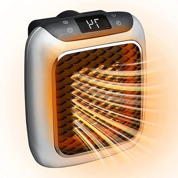 Portable Electric Heater with Adjustable Thermostat - Compact Heating Solution