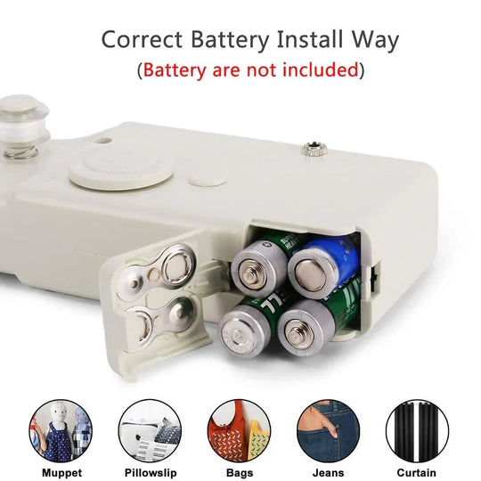 Portable Sewing Machine - Handheld Design - Compact Size