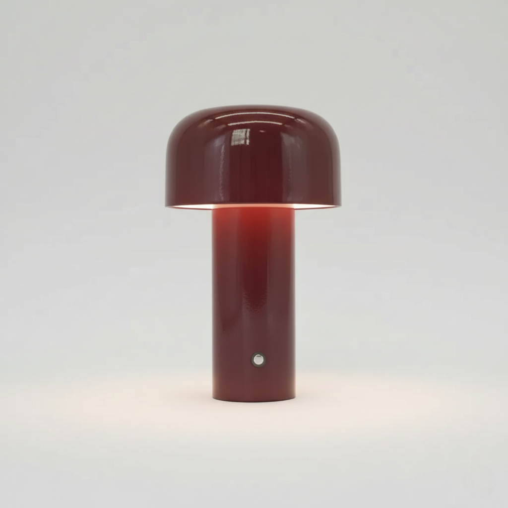 Rechargeable Table Lamp - Cordless Lighting - Mushroom Design