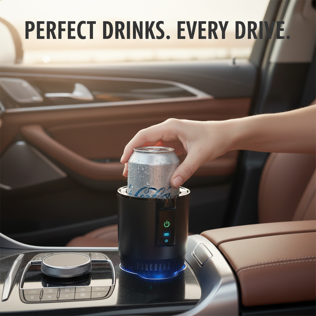 Car Cup Holder with Cooling and Heating Functions
