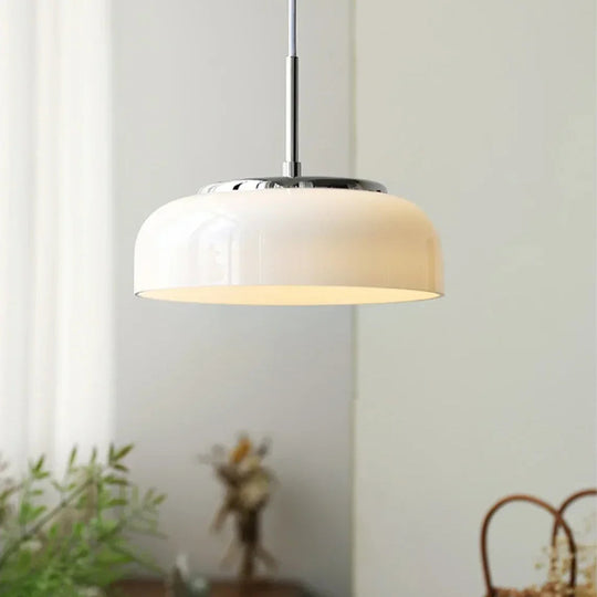 Pendant Light - Bauhaus Design - Chrome White - Luvonic