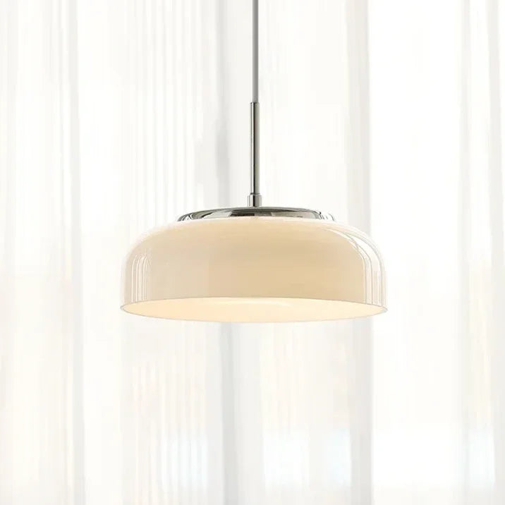 Pendant Light - Bauhaus Design - Chrome White - Luvonic