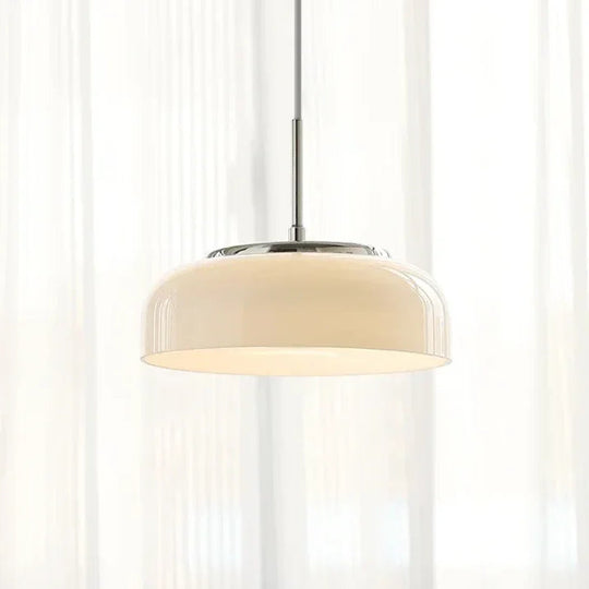 Pendant Light - Bauhaus Design - Chrome White - Luvonic