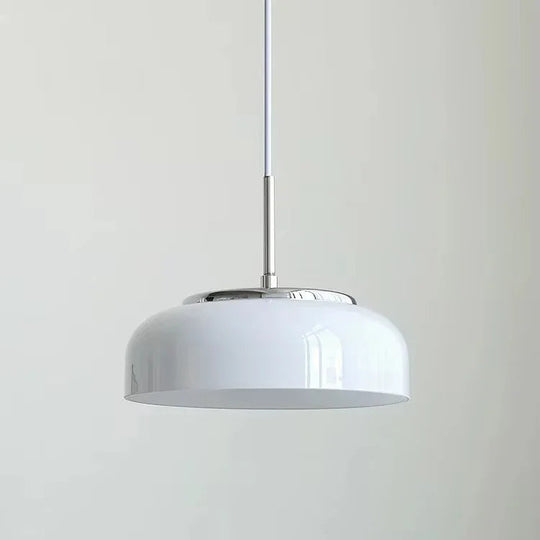 Pendant Light - Bauhaus Design - Chrome White - Luvonic