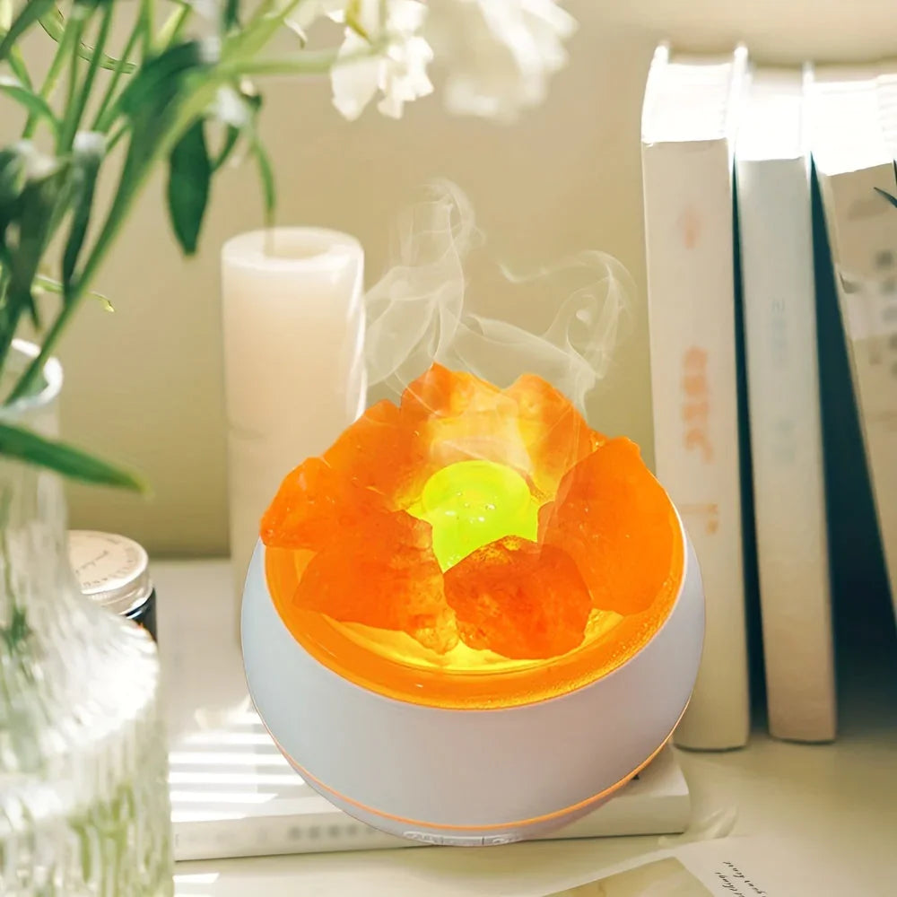 Diffuser with Salt Lamp and USB Power