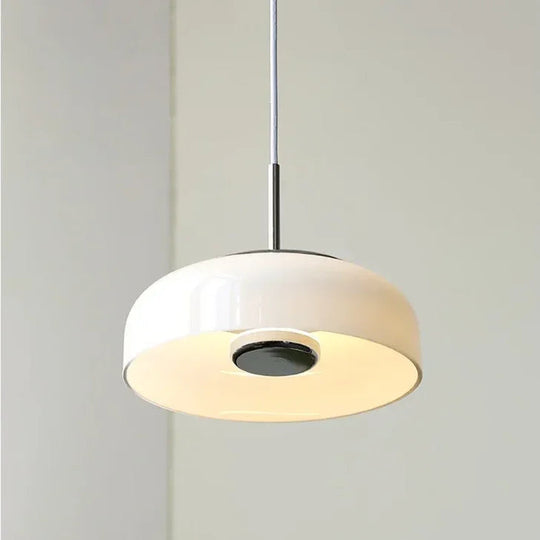 Pendant Light - Bauhaus Design - Chrome White - Luvonic