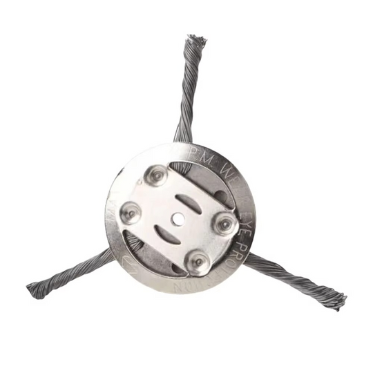 Weed Trimmer Head with Universal Steel Wire and Durable Design