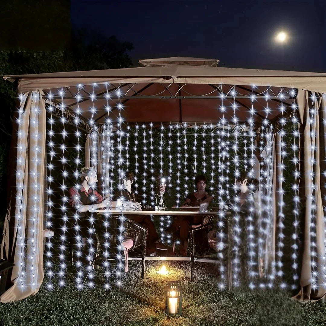Solar-Powered Outdoor Lights - Curtain Design - Garden Decoration