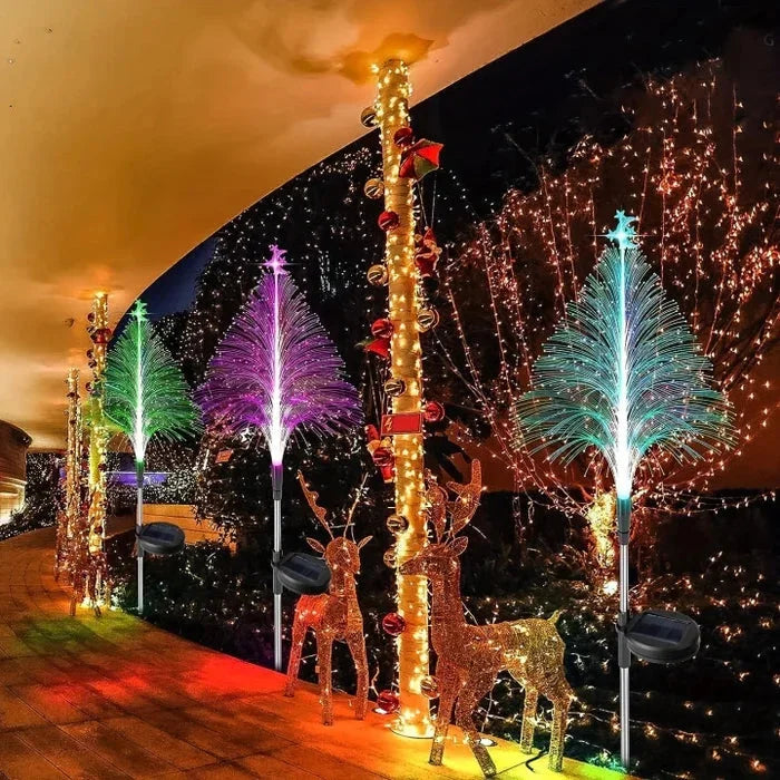 Solar Christmas Tree Lights - Outdoor Garden Decoration - LED Lights